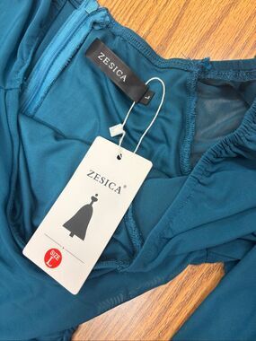Teal blue dress by Zesica, NWT